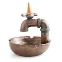 Faucet Backflow Incense Burner &amp; Ashtray
