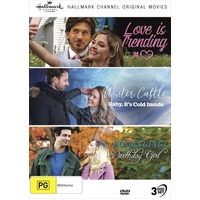 Hallmark - Love Is Trending / Winter Castle - Baby It&#39;s Cold Inside / Romancing The Birthday Girl - DVD
