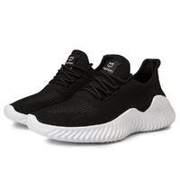 Men&#39;s Sneakers Outdoor Road Shoes Breathable Lightweight Non-slip (Black Size US9.5=US43)