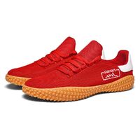 Men&#39;s Sneakers Barefoot Lightweight Shoes(Red Size US10=US44 )