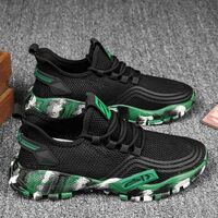 Men&#39;s Athletic Running Tennis Shoes Outdoor Sports Jogging Sneakers Walking Gym (Green US 8.5=EU 42)