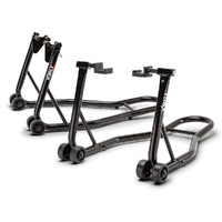 T-REX Motorcycle Stands Front &amp; Rear Heavy-Duty Motorbike Lift Paddock Steel