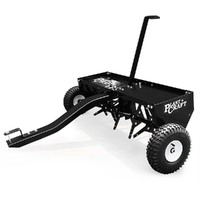PlantCraft Tow Behind Plug Lawn Aerator 1m (40&quot;) Wide, Universal Hitch for Ride on Mower, Garden Tractor