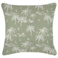 Cushion Cover-With Piping-Postcards Sage-45cm x 45cm