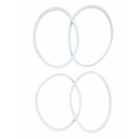 4x For Nutribullet Rubber White Seal - Gasket Ring For Old Models 600W Only