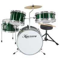 Karrera Children&#39;s 4pc Drumkit - Green