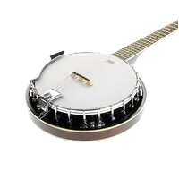 Karrera 6 String Resonator Banjo -  Brown