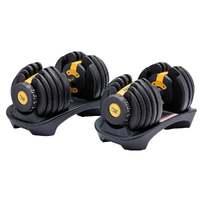 Powertrain 48kg  Adjustable Dumbbell Home Gym Set Gold