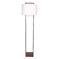 Sarantino Wood Floor Lamp in Cherry Finish