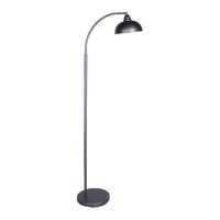 Sarantino Dark Grey Floor Lamp Industrial Chic Adjustable Angle