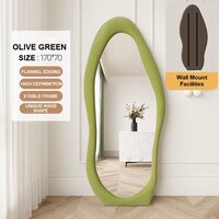1.7m Standing Maiden Mirror Full Length Aesthetic Full Size Floor Mirror Bedroom Creative Modern Deco - Amazingooh Wholesale  1.7m Standing Maiden Mir