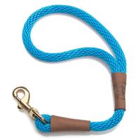 Mendota Traffic Clip Leash 1/2&quot;x16&quot; (13mm x 40cm)  BLUE