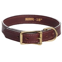Mendota Leather Wide width Dog Collar 1&quot; X 14&quot;