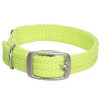 Mendota Doublebraided Collar 21&quot; LIME Nickel