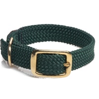 Mendota Doublebraided Collar24&quot; HUNTER GREEN