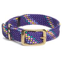 Mendota Doublebraided Collar 24&quot; PURPLE CONFETTI