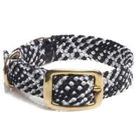 Mendota Doublebraided Junior Collar 14&quot;  SALT&amp; PEPPER