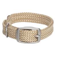 Mendota Doublebraided Junior Collar 14&quot;  SAND Nickel