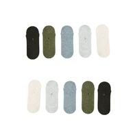 10X Small Daily No Show Sock - MULTI COLOUR	5X Rexy Daily No Show Ankle Socks Small Non-Slip Breath