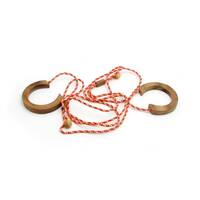 Brain teaser String 3D puzzle, crazy strings challenge, wood brain teaser, 3D puzzle