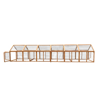 YES4PETS 5 M Large Chicken Coop Run Guinea Pig Cage Villa Extension Rabbit Hutch House Pen