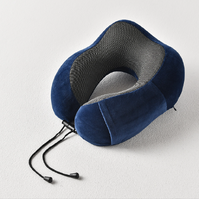 Yes4homes 2 X U-shaped Travel Memory Foam Rebound Pillow Sleeping Pad Neck Support Headrest