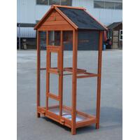 YES4PETS Wooden XXL Pet Cages Aviary Carrier Travel Canary Parrot Bird Cage