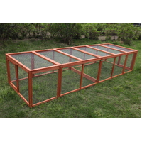 YES4PETS 290 cm XL Chicken Coop Run Guinea Pig Cage Villa Extension Rabbit Hutch Cat Kitten House Pen