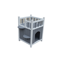 YES4PETS Cat Shelter Condo with Escape Door Rabbit Kitty House Cave