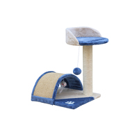 YES4PETS 50 cm Cat Scratching Post Tree Scratching Pole Climbing Post-Blue