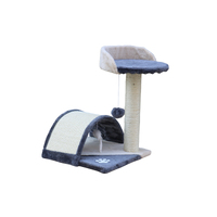 YES4PETS 50 cm Cat Scratching Post Tree Scratching Pole Climbing Post-Grey