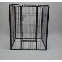YES4PETS 4 Panels 100 cm Pet Dog Cat Puppy Rabbit Exercise Playpen Fence w Door
