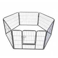 YES4PETS 6 Panel 60 cm Heavy Duty Pet Dog Puppy Cat Rabbit Exercise Playpen Fence