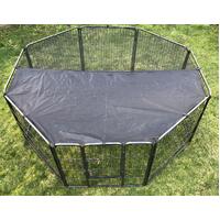 YES4PETS 80 cm Heavy Duty Pet Dog Puppy Cat Rabbit Exercise Playpen Fence With Cover
