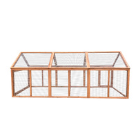 YES4PETS 250 CM Large Chicken Coop Run Guinea Pig Cage Villa Extension Rabbit Hutch House Pen