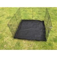 YES4PETS 24&#39; Dog Rabbit Playpen Exercise Puppy Enclosure Fence With Canvas Floor