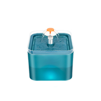 YES4PETS Automatic Electric Pet Water Fountain Dog Cat Water Feeder Bowl Dispenser W LED Green