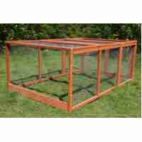 YES4PETS Large Chicken Coop Run Guinea Pig Cage Villa Extension Rabbit Hutch House Pen