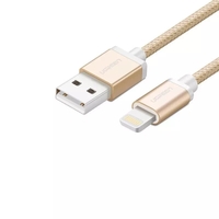 UGREEN 30587 iPhone 8-pin to USB2.0 Sync &amp; Charging Cable 1M Gold