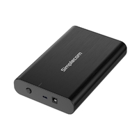 Simplecom SE331 Aluminium 3.5&#39;&#39; SATA to USB-C External Hard Drive Enclosure USB 3.2 Gen1 5Gbps