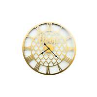 Quatrefoil 80cm Wall Clock -Gold