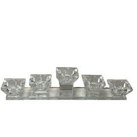 Tea Light Crystal Candle Holder - Large