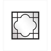 Window Style Mirror - Black Square 75cm x 75cm
