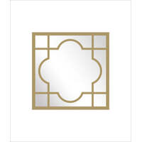 Window Style Mirror - Gold Square 75cm x 75cm