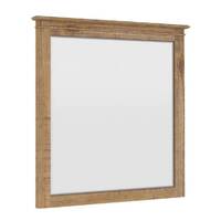 Jade Dresser Mirror Vanity Dressing Table Solid Wood Frame - Natural