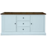 Norah Buffet Table 165cm 3 Door 3 Drawer Solid Acacia Timber Wood