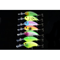 7x 9cm Popper Crank Bait Fishing Lure Lures Surface Tackle Saltwater