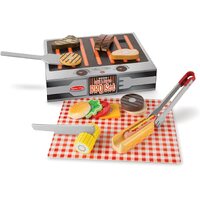 Melissa &amp; Doug Wooden Grill &amp; Serve BBQ Set