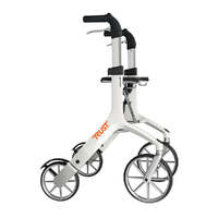 Let&#39;s Fly Mobility Rollator Wheelie Walker - White