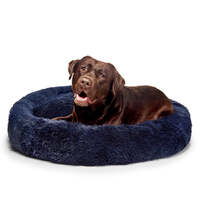 Fur King &quot;Aussie&quot; Calming Dog Bed  - Blue - 115 CM - XL